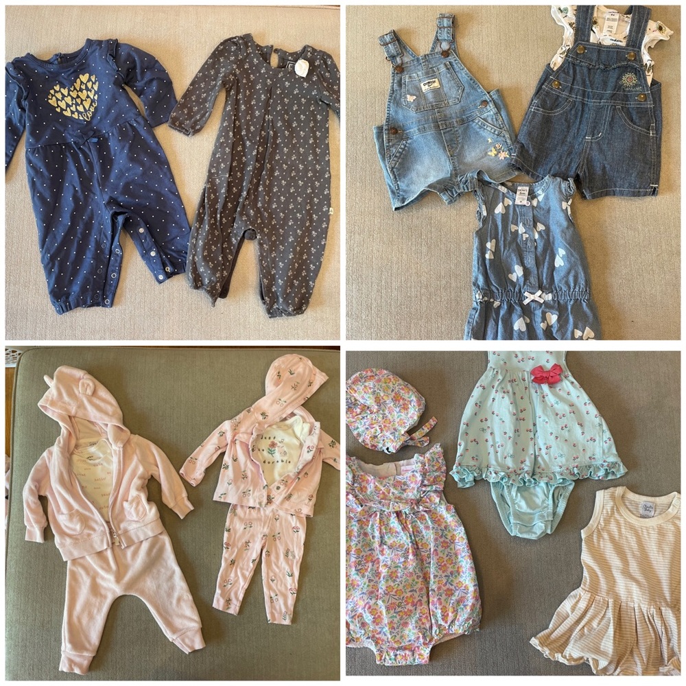 Lot of baby girl clothes 6-9 months